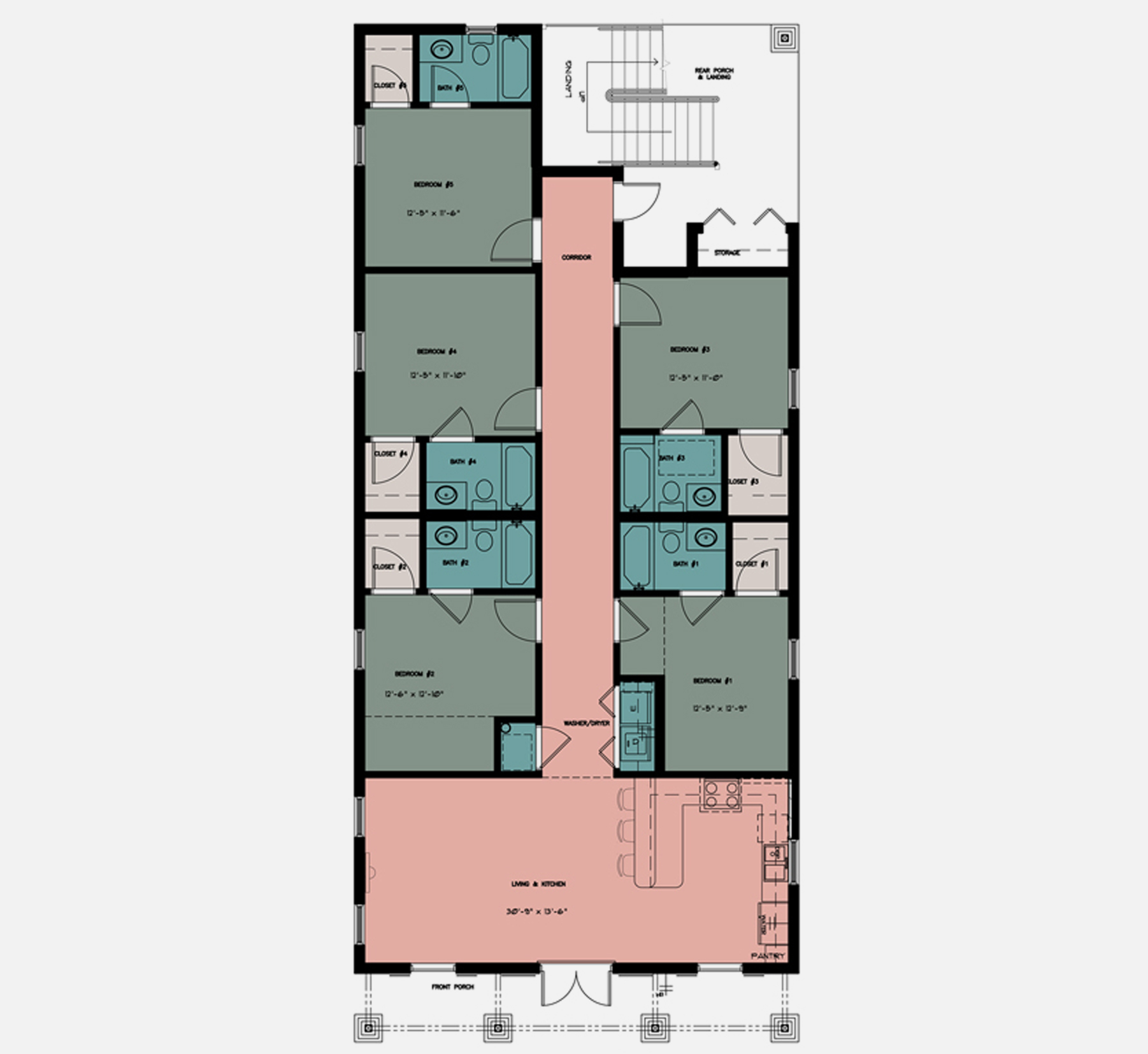 Floor plan, duplex